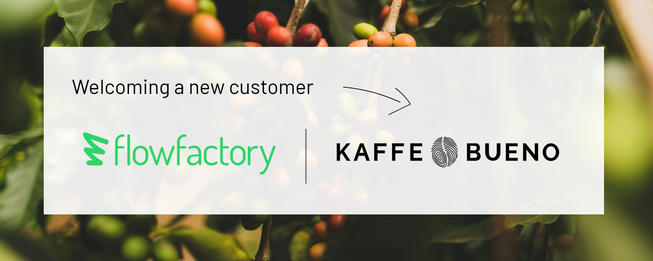 Welcoming a new customer Kaffe bueno new logo-1