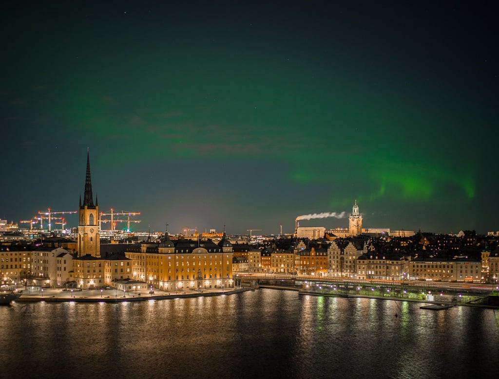 Stockholm by night